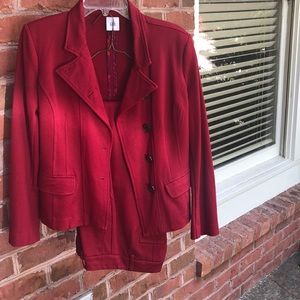 Cabi garnet pants and jacket
